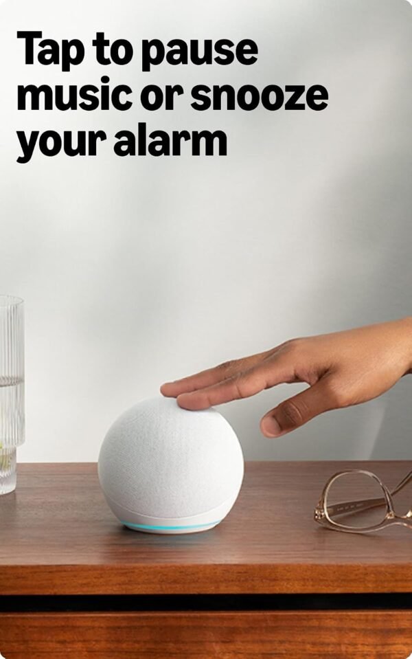 61X9-zxkc-L._SL1500_ Echo Dot (5th Gen), smart speaker with Alexa+, vibrant sound, motion detection, temperature sensor, bluetooth, White